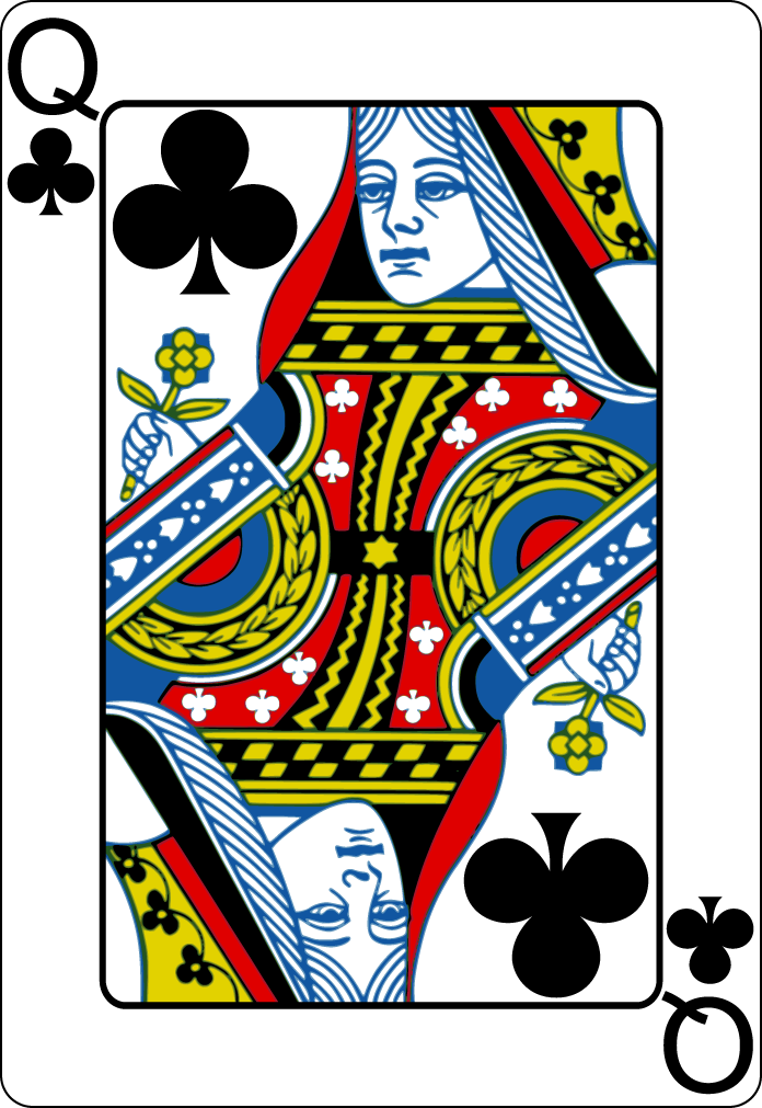 Queen of clubs